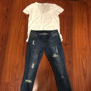 Lucky Brand Lolita Distressed Jeans Size 00 / 24